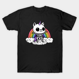 Cute Unicorn Skeleton T-Shirt